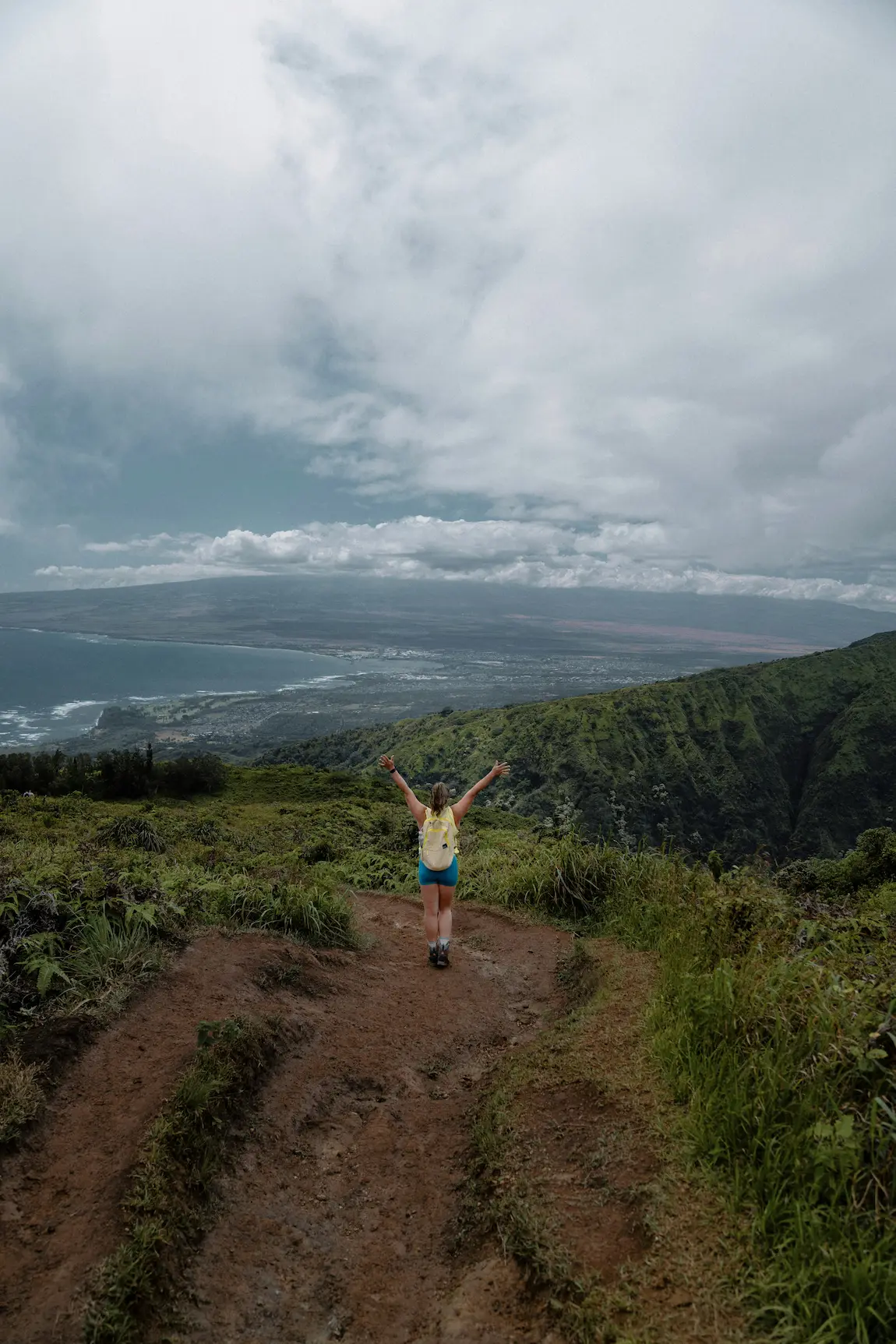 Top of Hike in Oahu
